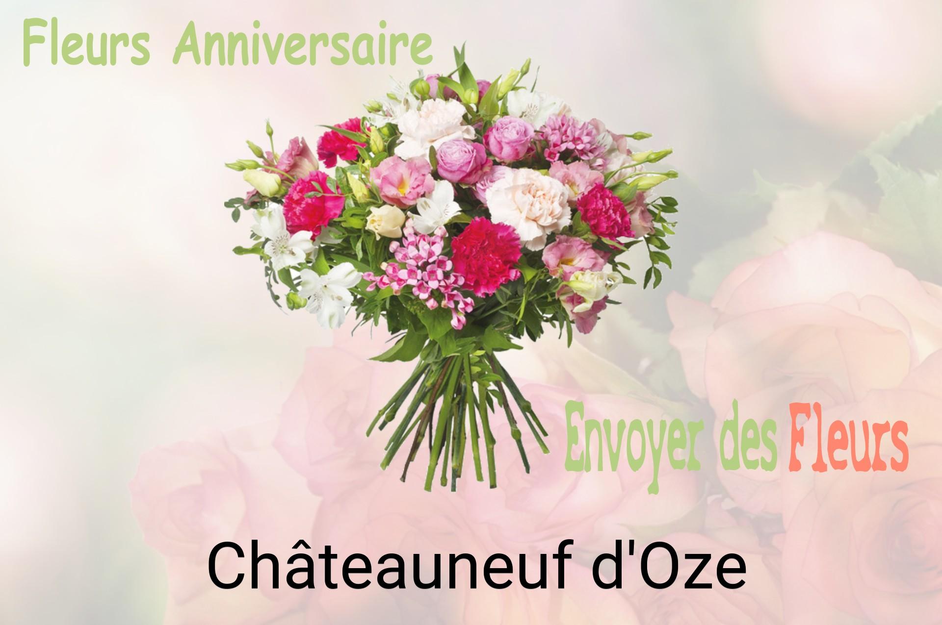 Bouquet de fleurs d’anniversaire livré à Châteauneuf-d'Oze