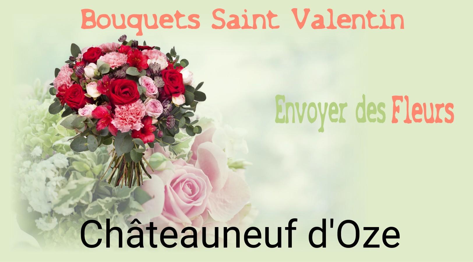 Roses de Saint-Valentin livrées à Châteauneuf-d'Oze